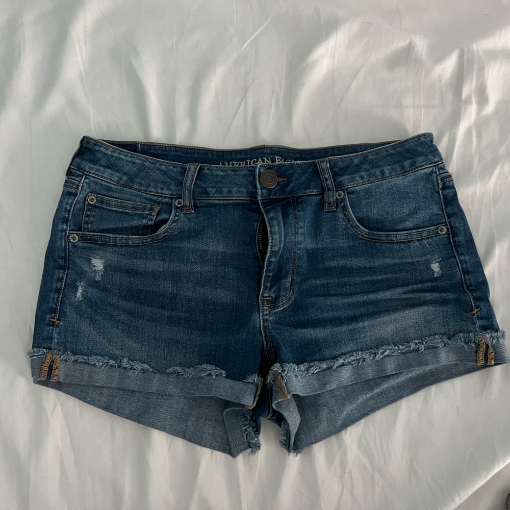 american eagle low rise shorts